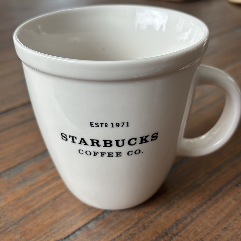 Starbucks 2001 Barista black logo ceramic mug
